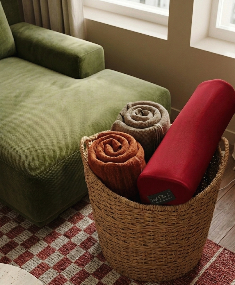 The Original Puzzle Pillow® Cranberry Red