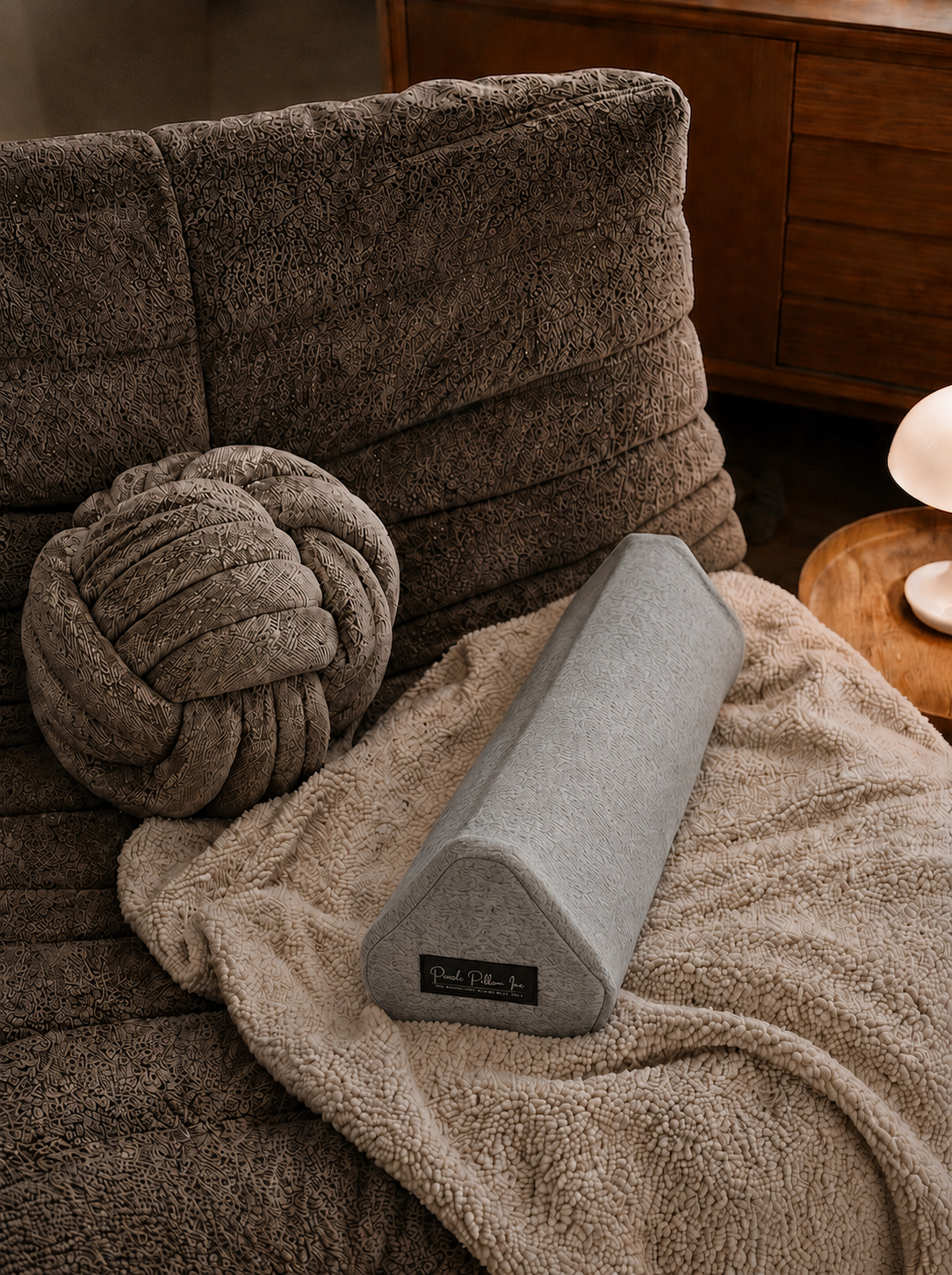 The Original Puzzle Pillow® Jersey Gray