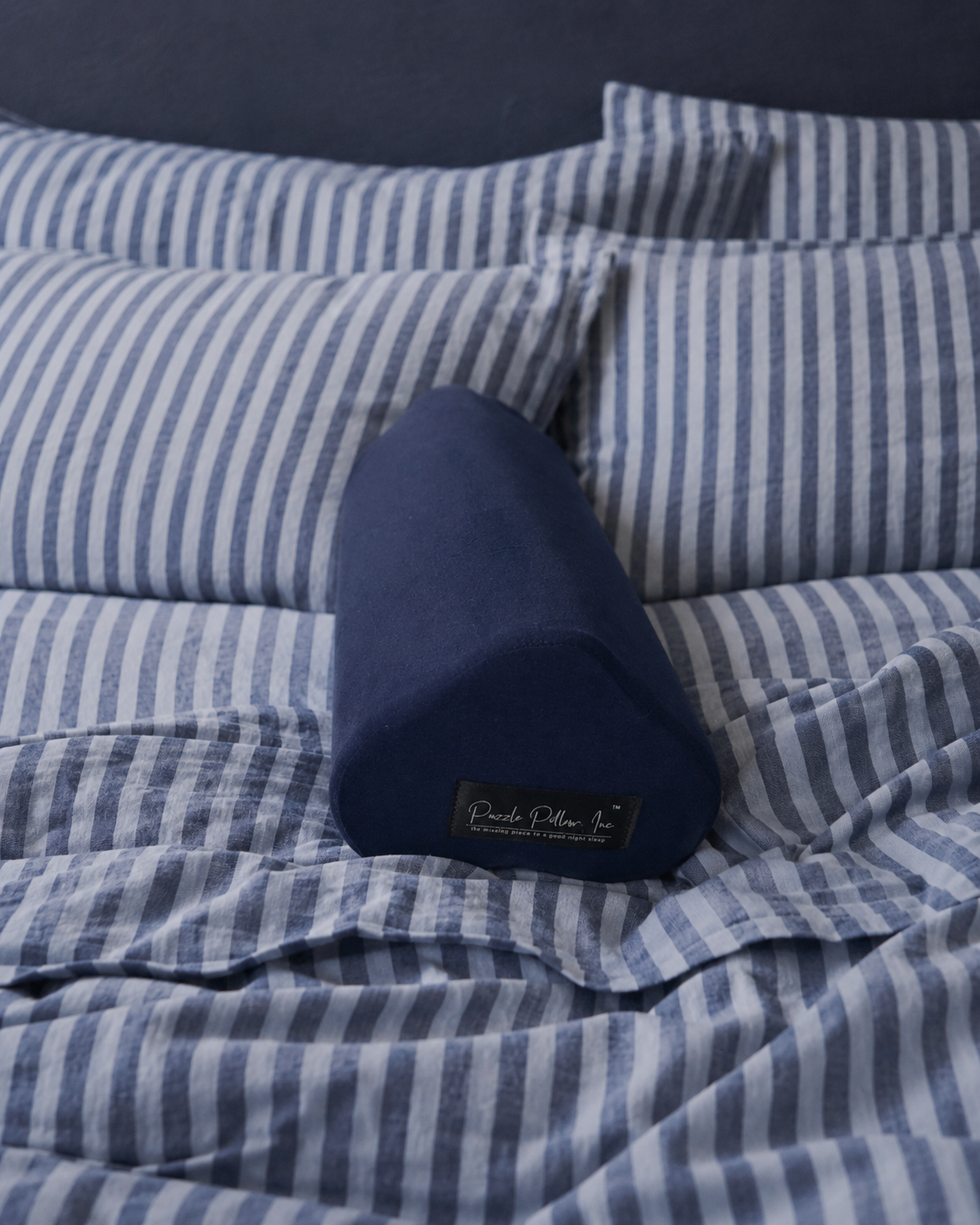 The Original Puzzle Pillow® Midnight Blue