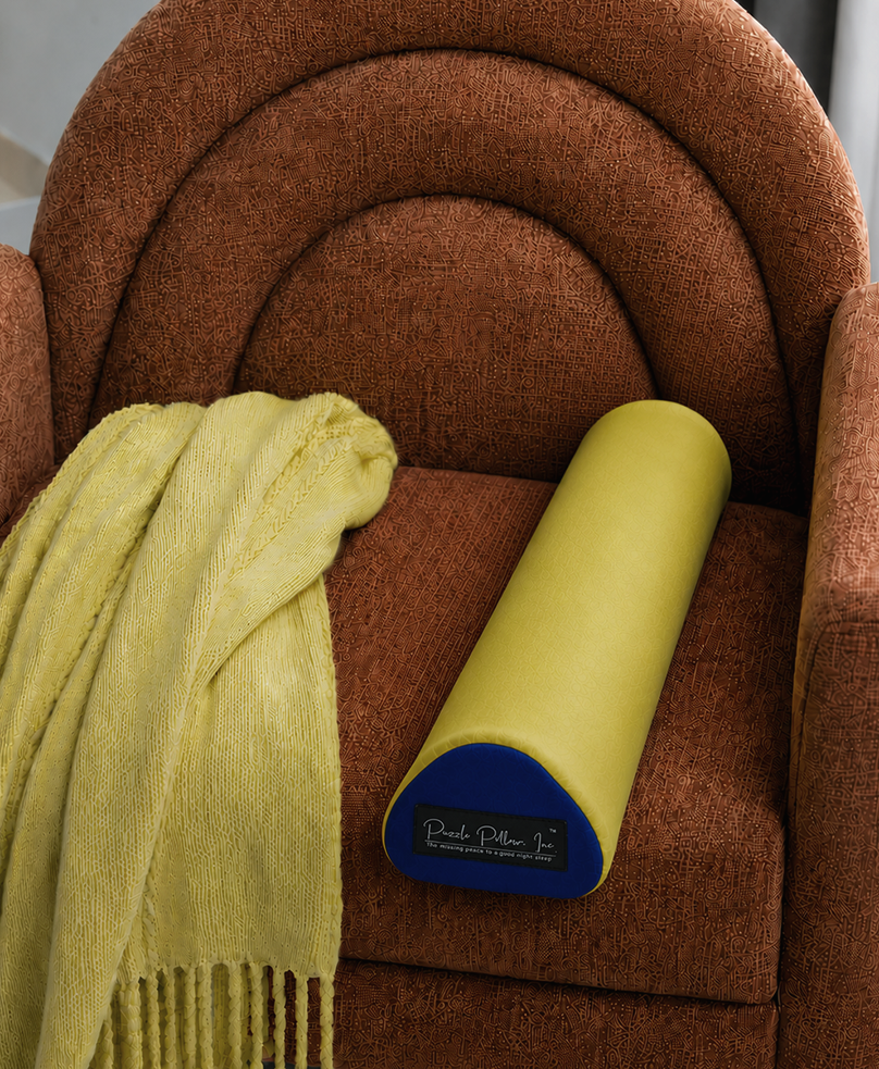 The Original Puzzle Pillow® Rams Yellow & Blue